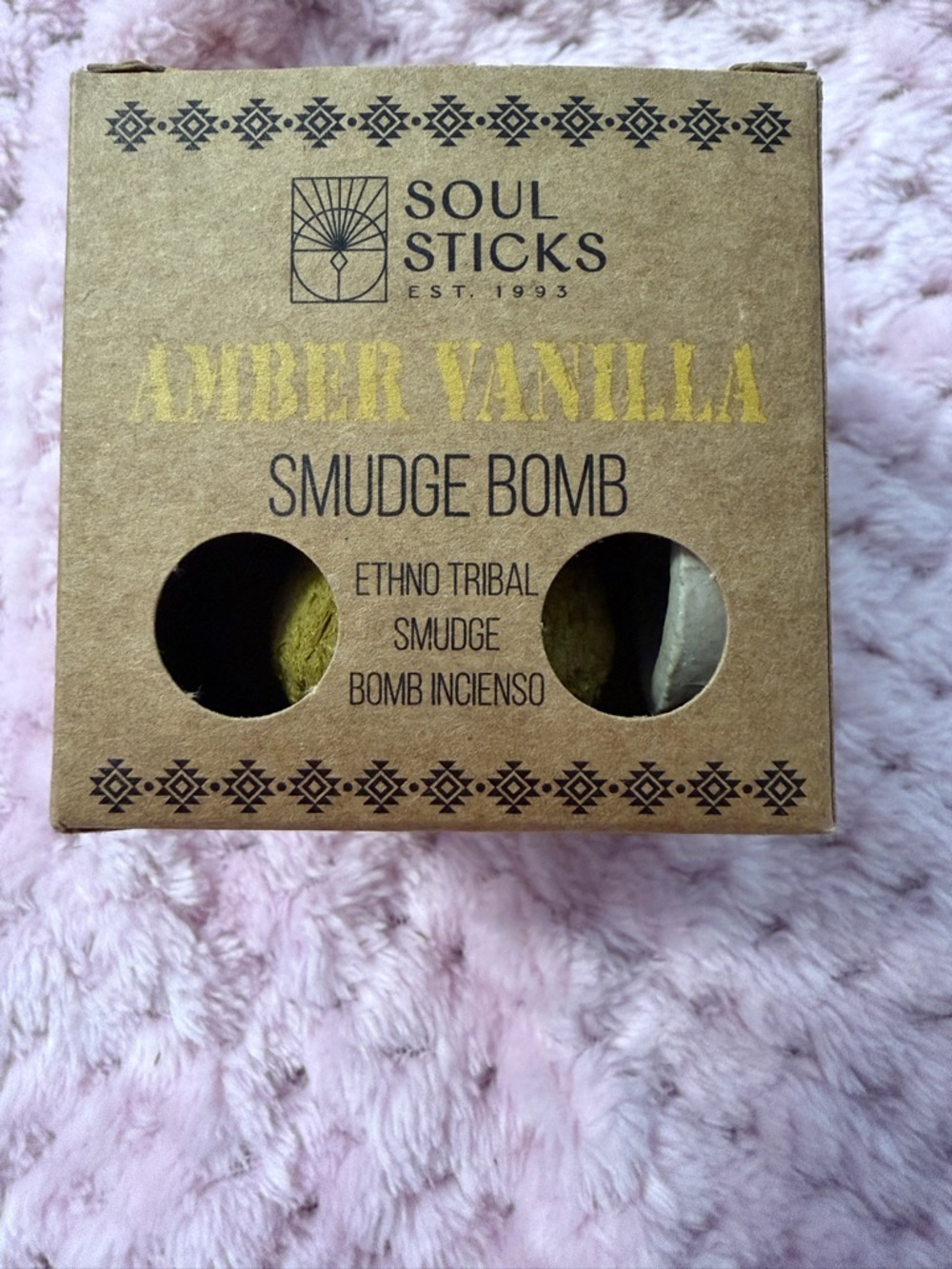 Soul Sticks Amber Vanilla Smudge Bombs